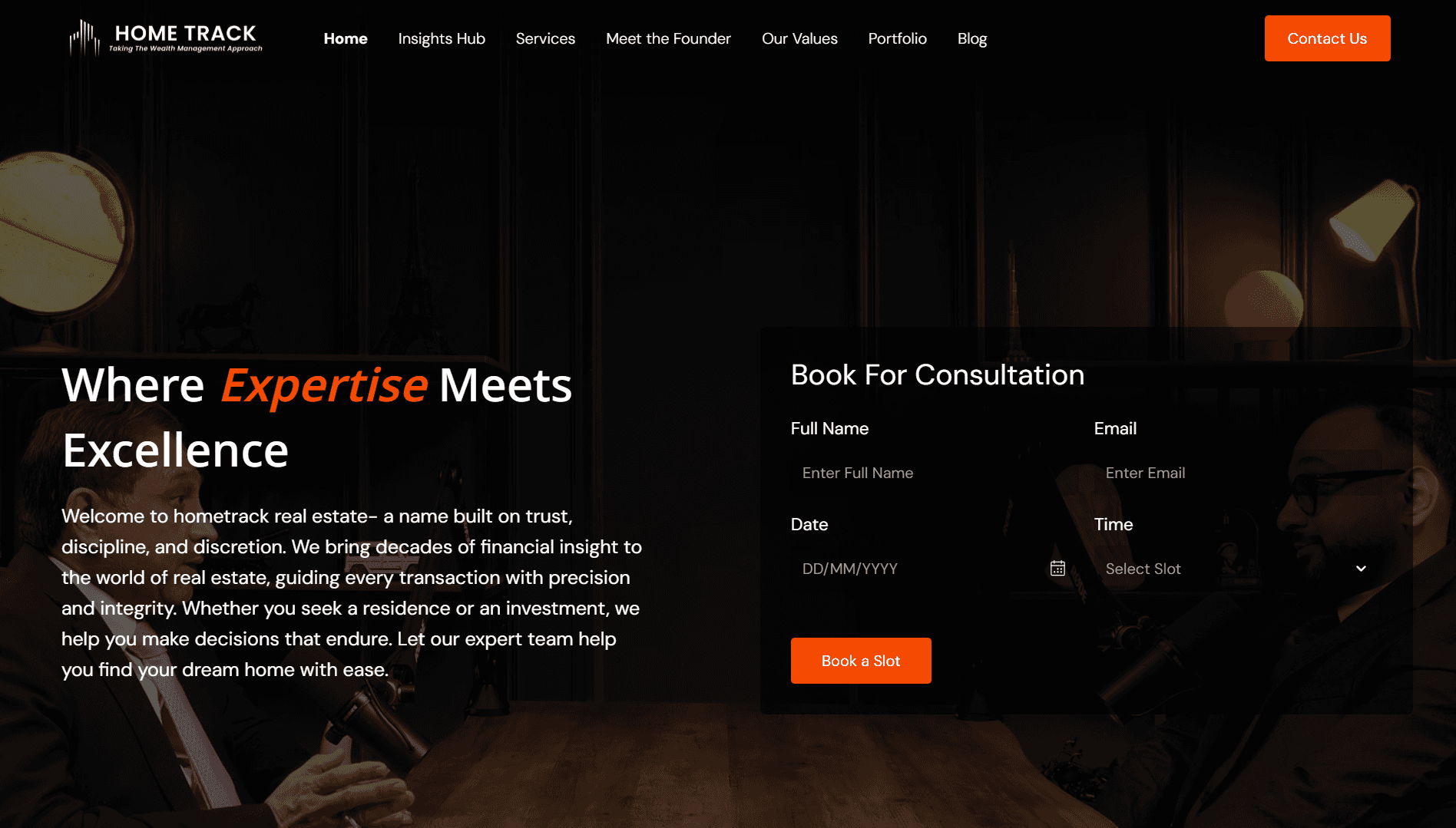 HomeTrack Real Estate featured project image